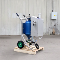 Machine de sablage humide industrielle pour la préparation des surfaces métalliques, l'élimination de la rouille, le décapage de la peinture, sablageur humide