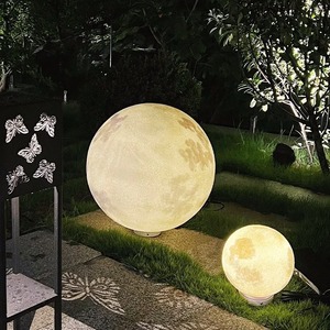 Lámpara de Luna Impermeable para Exteriores, Decoración de Jardín, Villa o Patio, Lámpara de Pie con Conexión Eléctrica, Crea Atmósfera, Luces de Jardín - Product Image 6