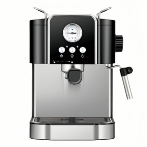 Nuova Macchina per Caffè <span class=keywords><strong>Espresso</strong></span> Semi-Automatica HY in Acciaio Inox, Pompa a Pressione Potente 15/20 Bar, Serbatoio d'Acqua 2.0L, Elettrica per Cappuccino - Product Image 3