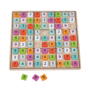 Jeu de société <span class=keywords><strong>Sudoku</strong></span> en bois, jouet éducatif en bois pour enfants - Product Image 2