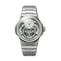 Montre automatique personnalisée, montre en acier inoxydable de qualité supérieure pour hommes, design unique, montre squelette, Relgio