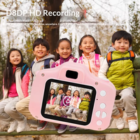 Logo/emballage personnalisés disponibles : Appareil photo numérique HD pour enfants et voyages, mini caméra avec double objectif et filtres amusants