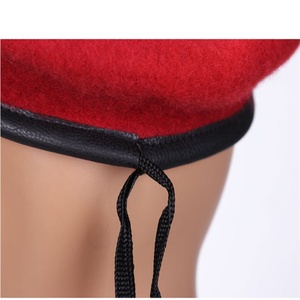 Robuste universel hommes femmes unisexe respirant pure laine <span class=keywords><strong>béret</strong></span> assaut casquettes noir escadrons de la mort Camp d'entraînement Olive chapeau <span class=keywords><strong>béret</strong></span> - Product Image 4