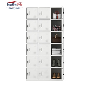 Armoire de classement ignifuge en acier écologique à 18 portes Together Toda Modern pour la maison, le bureau, l'école, la salle de sport et l'usage commercial - Product Image 1