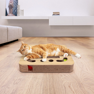 Nobleza 2-Pack gatto Scratcher con erba gatta interattiva in cartone - Product Image 4