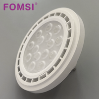 FOMSI lampu bohlam LED s12w 15W AR111 COB, lampu sorot G53 GU10 LED AR111, bohlam lampu Led PAR pabrik grosir