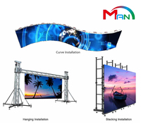 Écran LED extérieur P2.5 960x960mm Écran LED couleur pleine location Panneau d'écran LED Événements Scène de fond Mur vidéo LED