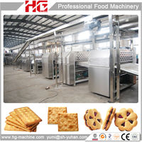 Nouvelle ligne de production de biscuits aux pépites de chocolat beurre d'arachide flocons d'avoine raisins secs Machine de traitement des aliments avec four de cuisson pour biscuits