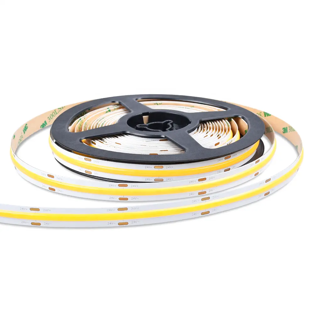 Banqcn 480 ndids/m clear גבוהה 90 1 מ '3m גמיש 12v 24v ip20 ip65 ip67 cob הוביל סרט תאורה רצועה