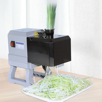 Mandoline électrique CXCO, trancheuse à oignon vert, hachoir à céleri, machine à trancher les oignons verts, trancheuse à piment, moteur en acier inoxydable