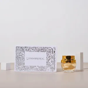 Cajas de perfume personalizadas: diseño abatible, cierre magnético, blanco con patrón, regalos preciosos de alta calidad