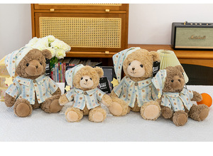 Orsetto di peluche morbido all'ingrosso, simpatico orsetto marrone per la <span class=keywords><strong>buonanotte</strong></span>, orsetto di peluche creativo - Product Image 6