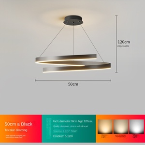 Anillo de araña moderno de lujo, iluminación colgante para sala de estar interior para dormitorio de Hotel, luces colgantes, candelabros - Product Image 2