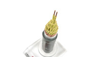 KVVP22 2*2.5mm fil électrique en cuivre tressé blindé ruban d'acier câble de commande blindé isolation PVC pour ordinateur industriel