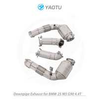 Tuyau catalytique avant et collecteur d'échappement en acier inoxydable isolé YT, pièces de rechange pour BMW M5 G90 4.4T