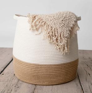Panier à Linge Pliable en Bambou avec Trois Compartiments Blanc Noir Hôtel Tissage Logo Personnalisé Couvercle Pliant par Lumaland Shopping - Product Image 3
