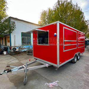 Remorque de restauration mobile vintage à prix de gros pour glaces et hot-dogs, certifiée CE - Product Image 5