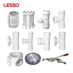 LESSO joint en acier raccord raccord croix robinet chaud selle eau réducteur té blanc