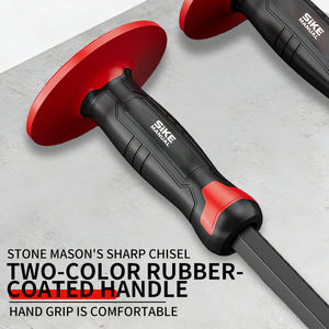 Инструмент для резьбы по камню, стальное двухцветное долото для деревообработки 300*25 мм, ручной инструмент для резки и гравировки камня - Product Image 5