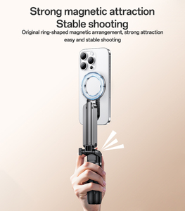 Yesido BT điều khiển từ xa 41.5cm có thể tháo rời đứng gia cố Tripod được xây dựng trong móc 2-trong-1 <span class=keywords><strong>Selfie</strong></span> Stick với Magnetic Clip sf31 - Product Image 4