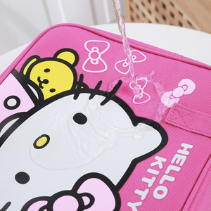 Tas Ibu Kecil Motif Kartun, Tas Tangan Kotak Besar Bahan Oxford, Tas Jinjing, Tas Bekal Makan Siang Dewasa & Anak, Dapat Digunakan Kembali - Product Image 6