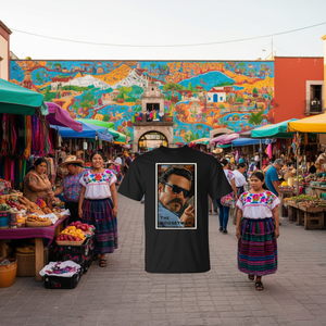 เสื้อยืดลายการ์ดบูกี้แมน ล็อตเตอรี่เม็กซิกัน สำหรับผู้ใหญ่ แบบยูนิเซ็กส์ แขนสั้น คอกลม พิมพ์ลายดิจิทัล สำหรับโปรโมชั่น - Product Image 2