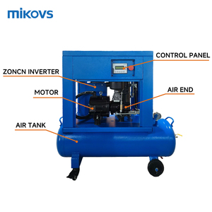 Portable 1Phase 220V Small <b>Mini</b> Car Screw 100Liters 150Liters VSD Energy Saving <b>Compressor</b> - Product Image 4
