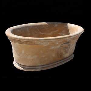 <span class=keywords><strong>Baignoire</strong></span> en marbre autoportante de qualité hôtelière Carrara en Italie Meilleure conception traditionnelle pour tremper la <span class=keywords><strong>baignoire</strong></span> en marbre de culture - Product Image 3