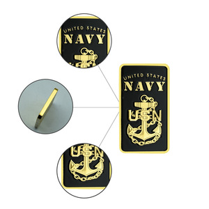 U.S. moneta da sfida commemorativa da Bar marina USN regalo da Bar in oro nero veterano della marina - Product Image 6
