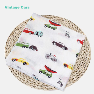 Doux écologique 70% bambou 30% coton bébé swaddle wrap couverture ensemble - Product Image 1