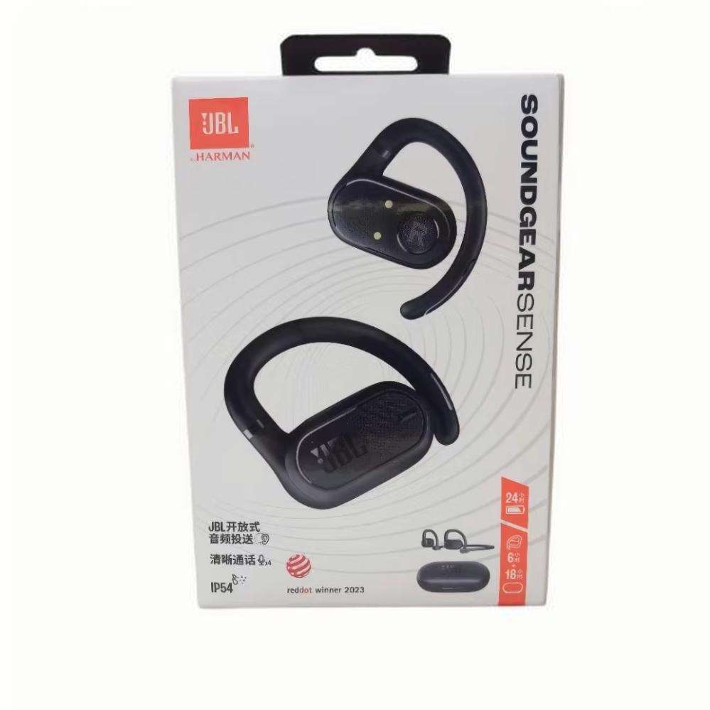 JBL Soundgear Sense Open Ear Sport Headphones True Wireless Open Ear  Earbuds with Ear Hooks IPX6 Waterproof Wireless Earphones