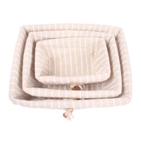 Plateau de service en saule tissé à la main écologique Panier de rangement en osier durable pour les vêtements Pain Fruits Plus