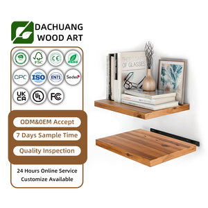 <strong>Industrial</strong> <strong>Pipe</strong> Shelf 2pcs Set Square Shape Shelves Wooden <strong>Shelving</strong> Brown with Shelf Brackets - Product Image 1