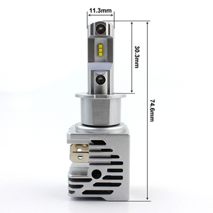55W alta potenza 5000lm Lumen H7 lampadine LED auto senza errori Canbus <span class=keywords><strong>Decoder</strong></span> per 12V & 24V anabbagliante <span class=keywords><strong>H4</strong></span> H1 H11 LED faro - Product Image 2