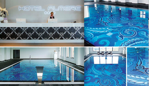 Tuiles de piscine en mosaïque à motifs de <span class=keywords><strong>peinture</strong></span> chinoise moderne Hasin, conception d'art personnalisée pour les hôtels, solution graphique professionnelle - Product Image 5