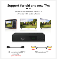 Receptor de TV Digital HD DTMB para Interiores y Exteriores, 1080P, Receptor de Onda Terrestre sin Necesidad de Red, con WiFi 802.11ac