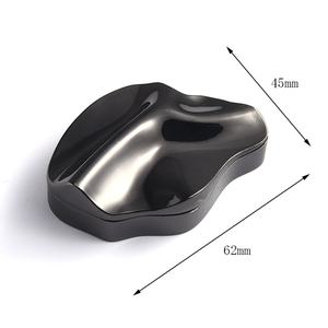 Nuevo Diseño, Forma Irregular, Negra, Personaliza tu Propio Logotipo, Caja Metálica para Bálsamo Sólido - Product Image 2