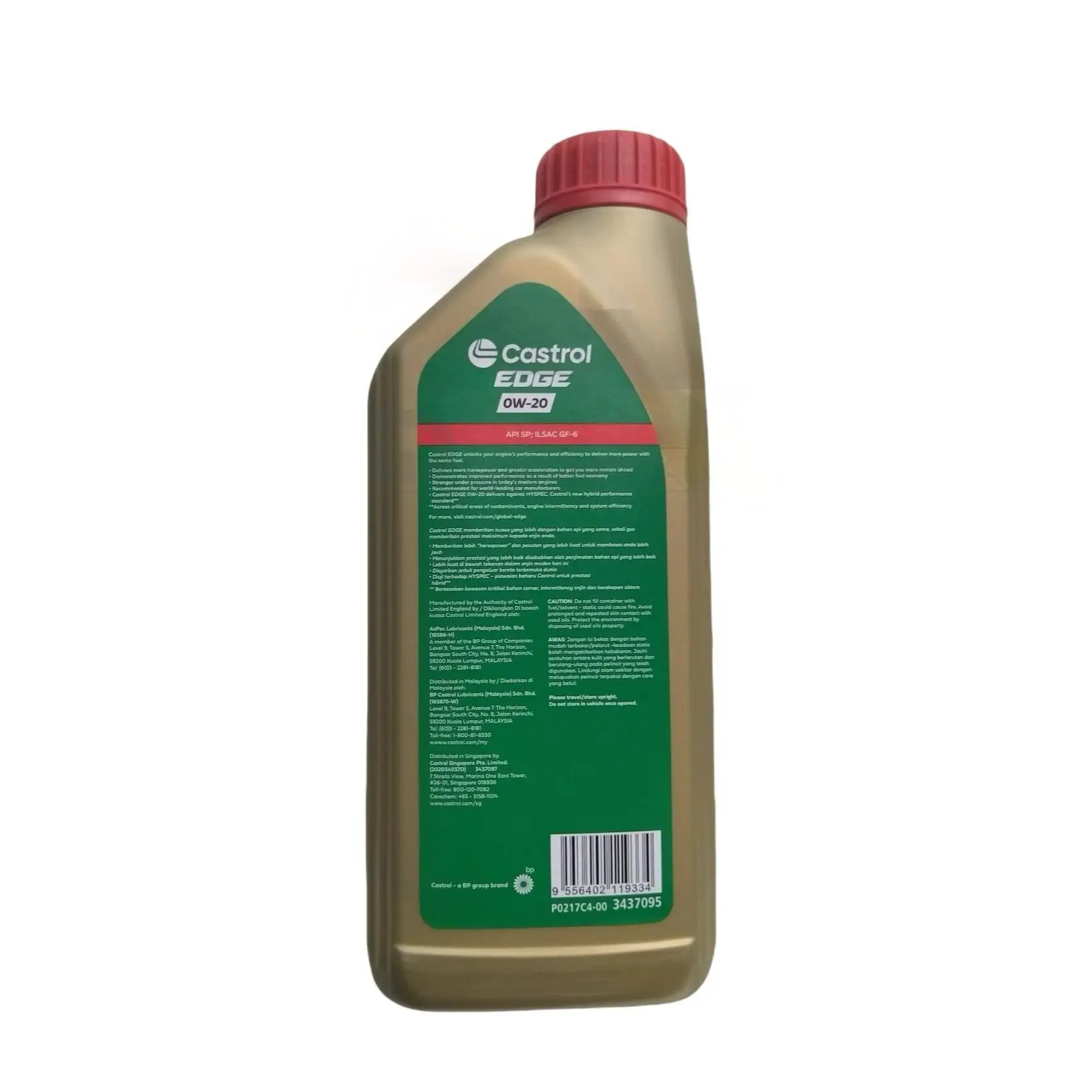 For for 5W-30 SP Full Synthetic Engine Oil 1L Fluid Titanium Tech Workshop Bulk Pack 24 Bottles/Case Fits VW Gasoline Oil Parts Image 6
