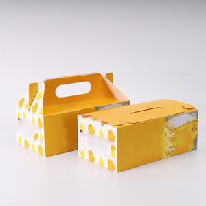 Cajas de Embalaje para Ropa con Diseño de <span class=keywords><strong>Galletas</strong></span>, Pequeñas, Impresas, con Logotipo Personalizado, Caja de Regalo Plegable de Lujo con Asa, FSC - Product Image 1