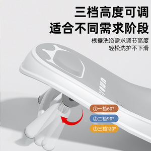Baby <b>Bath</b> <b>Support</b> Stand Gray Non Slip Universal Newborn Bathing Aid 0 Months Plus - Product Image 3