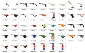 Pistola a fiamma con cartuccia di <span class=keywords><strong>gas</strong></span>, bruciatore per peli di maiale, accenditore per barbecue, fiamma grande - Product Image 6
