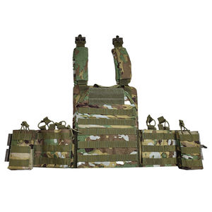 سترة تكتيكية حاملة للوحة من نسيج أكسفورد ستوردي ، تدريب رخوة ، مقاومة للماء CP Camo سترة تكتيكية - Product Image 4