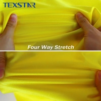 Tissu en nylon et élasthanne brillant et extensible dans les quatre sens, 220 g/m², tricot uni, pour combinaisons de surf et vêtements de sport