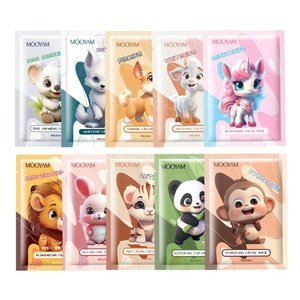 แผ่นมาส์กหน้าลายสัตว์การ์ตูนน่ารัก<span class=keywords><strong>วิตามิน</strong></span>ซีไฮยาลูรอนิกแอซิดให้ความชุ่มชื้นมาส์กหน้า<span class=keywords><strong>บำรุง</strong></span>ผิว - Product Image 6