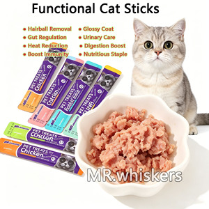 Snack Umido per Gatti in Strisce da 15g per Aumentare il Peso e Nutrire <span class=keywords><strong>le</strong></span> Guance - Vendita Diretta dalla Fabbrica - Product Image 1