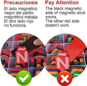 Fabricants de qualité supérieure, lettres magnétiques arabes en EVA de forme personnalisée, non toxiques, lettres magnétiques en EVA pour enfants - Product Image 4