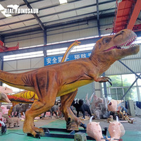   Modèle animatronique de dinosaure en simulation mécanique