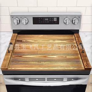 Plateau de service en bois massif Yu Feifan avec poignée pour la cuisine, finition laquée - Product Image 3