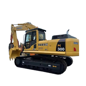 Excavadora de cadenas Komatsu PC300 usada original de Japón, pocas horas de trabajo, gran fuerza de excavación, 30 toneladas, excavadora de segunda mano en venta. - Product Image 1