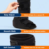 Attelle de cheville pour pied tombant, support sécurisé, en Spandex et Nylon, pour rééducation adulte et prévention du valgus
